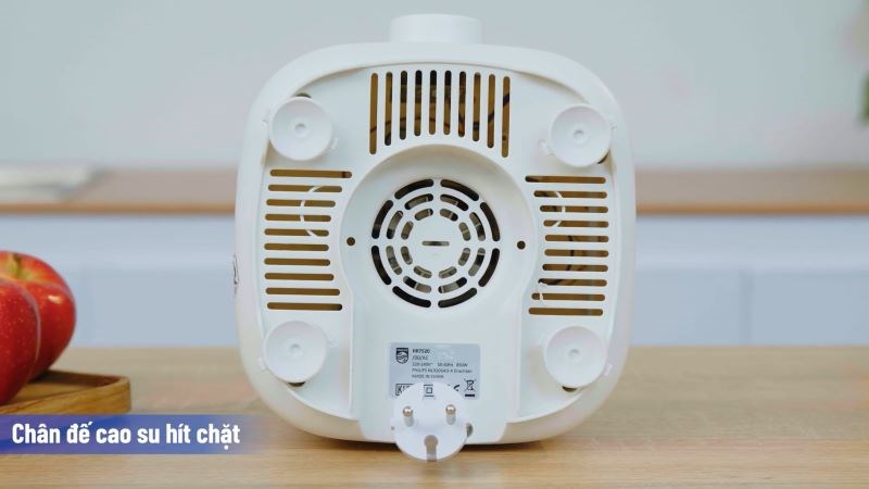 Ch&acirc;n đế chống trượt của m&aacute;y xay đa năng Philips HR7510/00