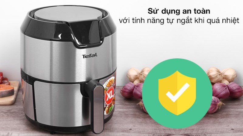 Chức năng tự ngắt nhiệt của của nồi chiên không dầu Tefal EY401D15