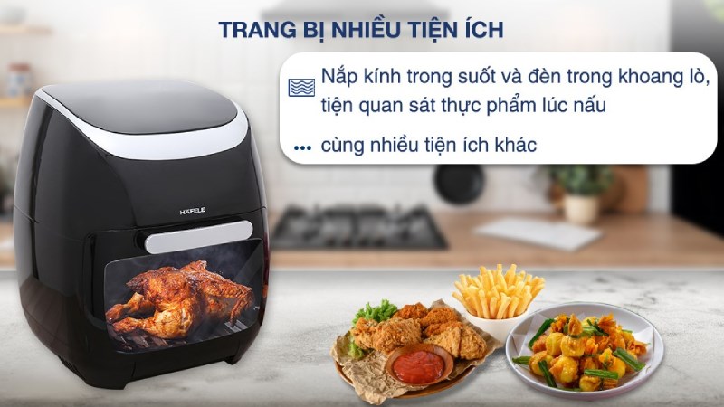 Tiện ích của lò chiên không dầu Hafele HS-AF1102B (535.43.715)