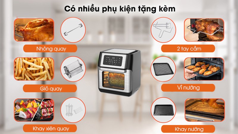 Tặng kèm nhiều phụ kiện 