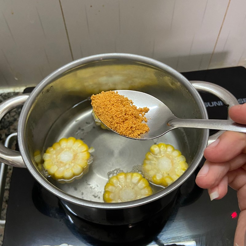 Bước 2 Nấu nước dùng Mì cay chay bột ớt
