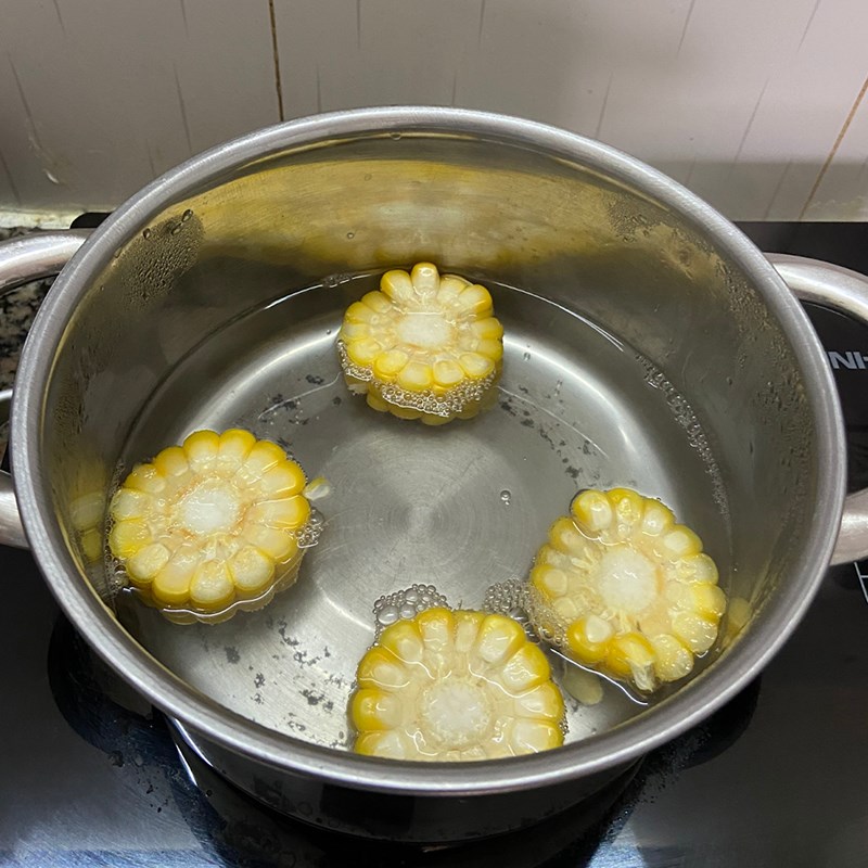 Bước 2 Nấu nước dùng Mì cay chay bột ớt