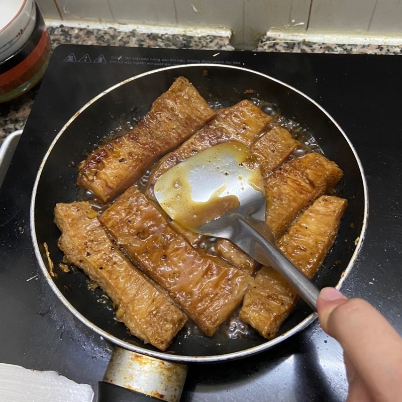 Bước 4 Rim sườn với nước dừa Sườn non chay khìa nước dừa