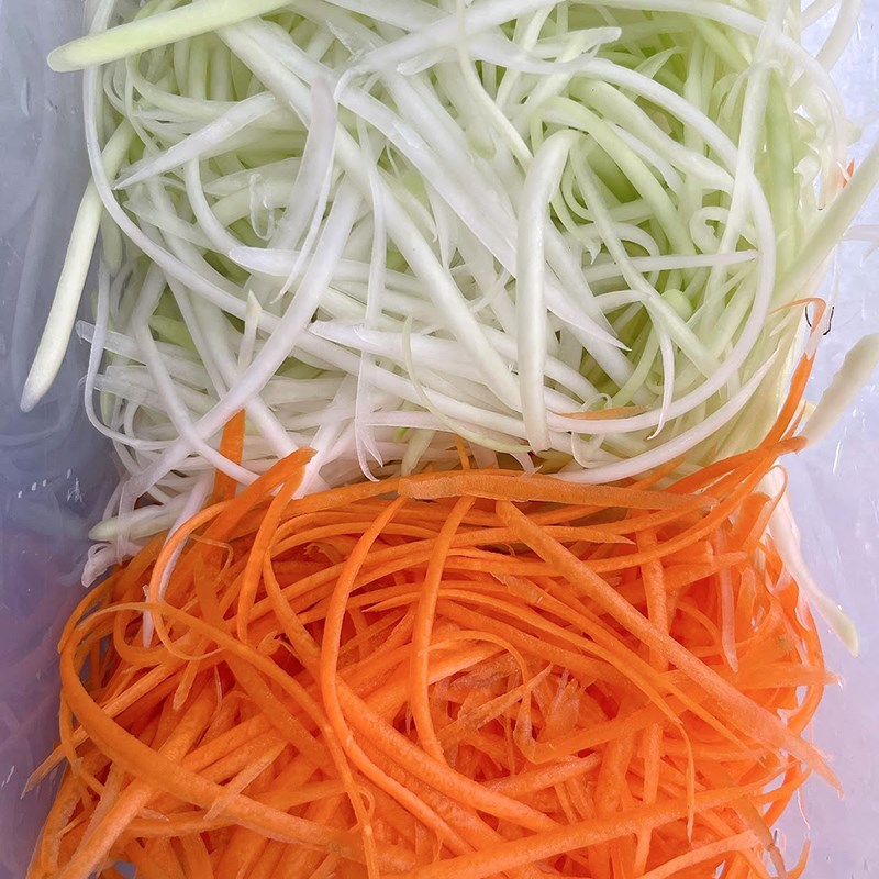 Bước 2 Sơ chế nguyên liệu khác Gỏi đu đủ ba khía