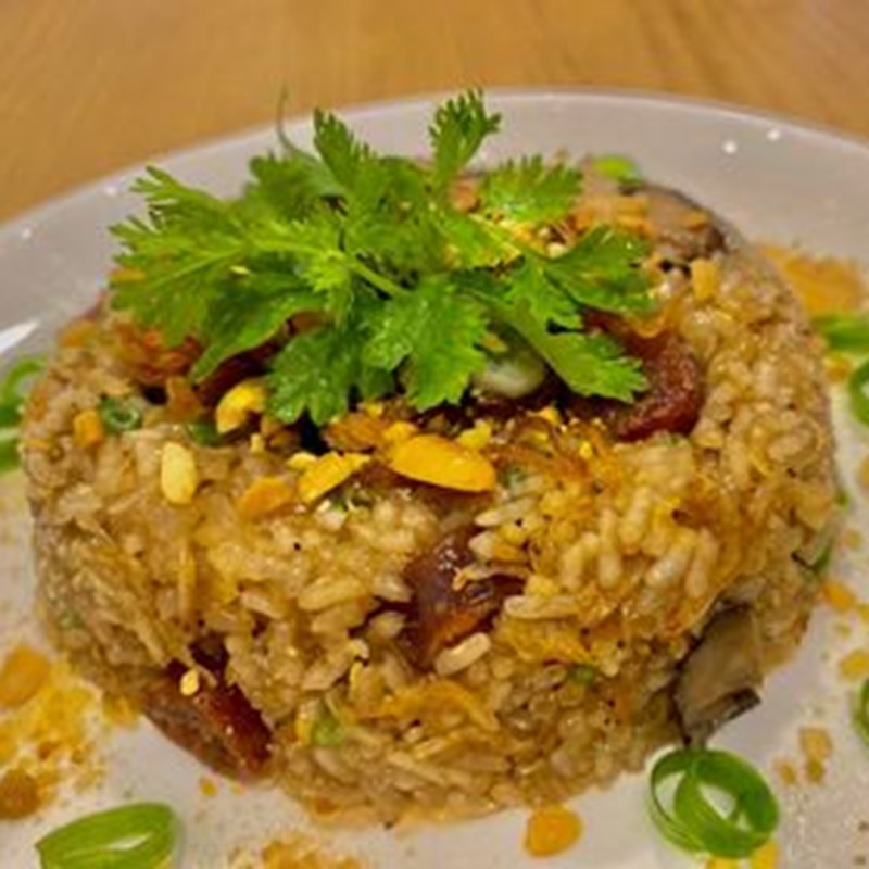 Bước 4 Thành phẩm Xôi ruốc lạp xưởng