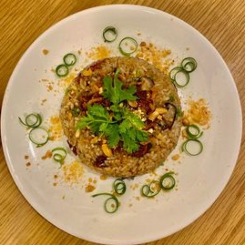 Bước 4 Thành phẩm Xôi ruốc lạp xưởng