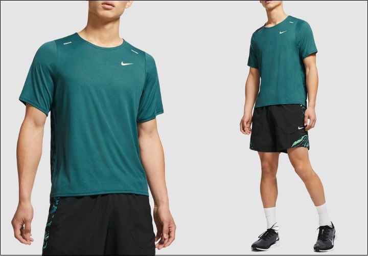 Áo Thun Chạy Bộ Nam Nike Rise 365 Wild DA0194