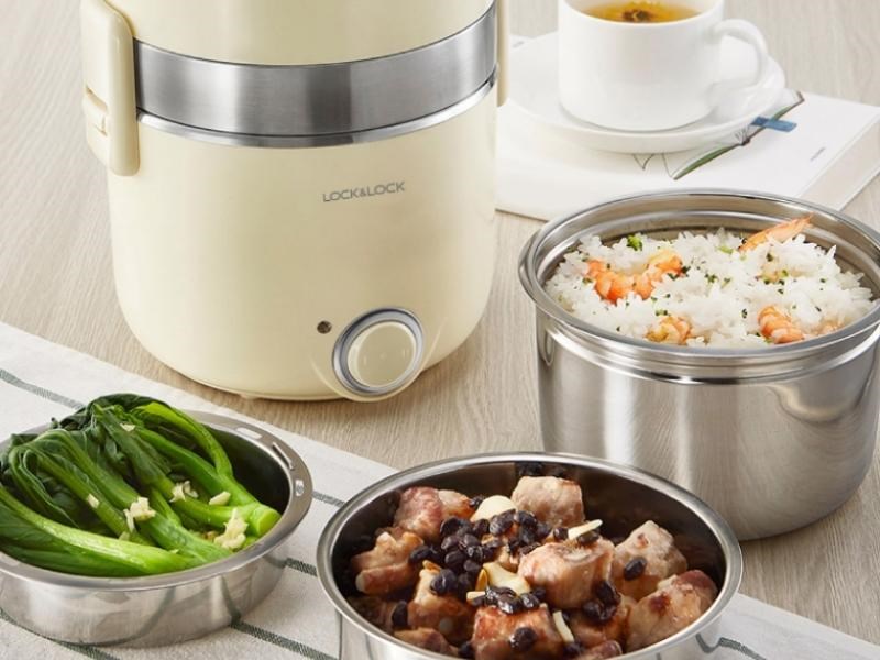 Chức năng của hộp cơm điện Lock&Lock EJR226IVY - Thương hiệu H&agrave;n Quốc