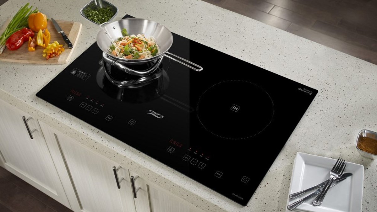 Bếp từ đôi cao cấp, lắp đặt âm tường sang trọng, hiện đại
