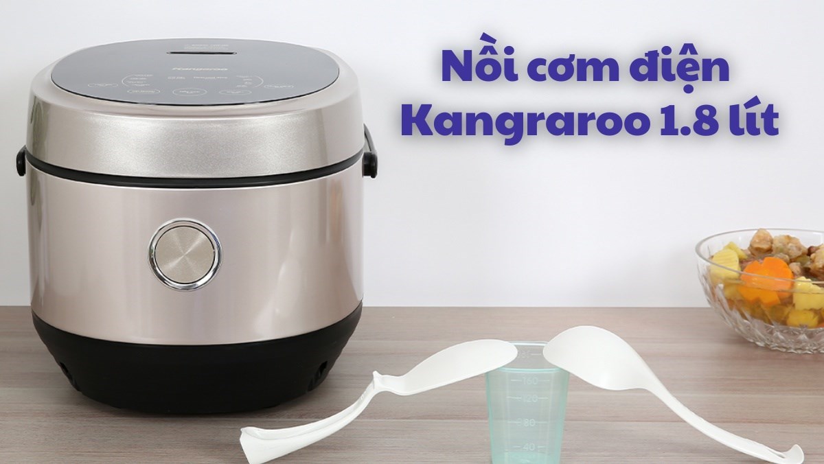 Nồi cơm điện Kangaroo 1.8 lít