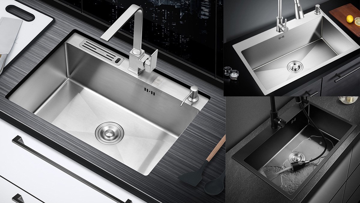 Bồn rửa chén 1 ngăn lớn