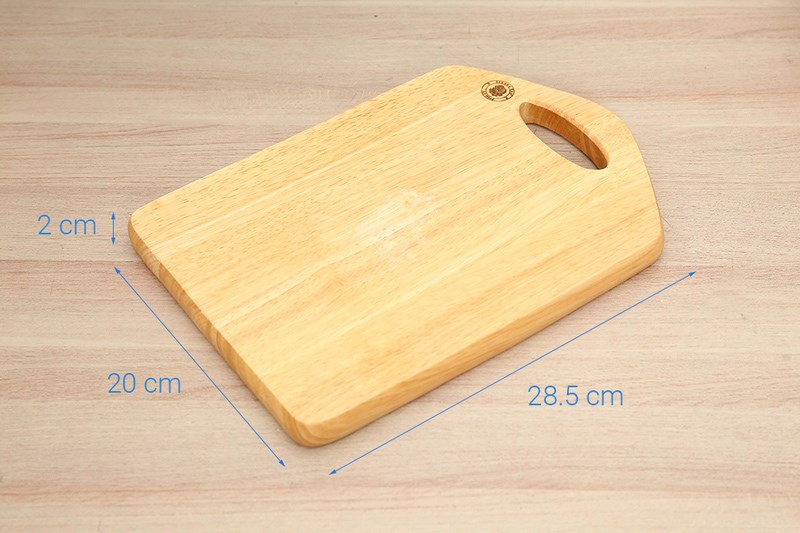 Thớt th&aacute;i gỗ chữ nhật 28.5 x 20 cm Trường Sơn CA285