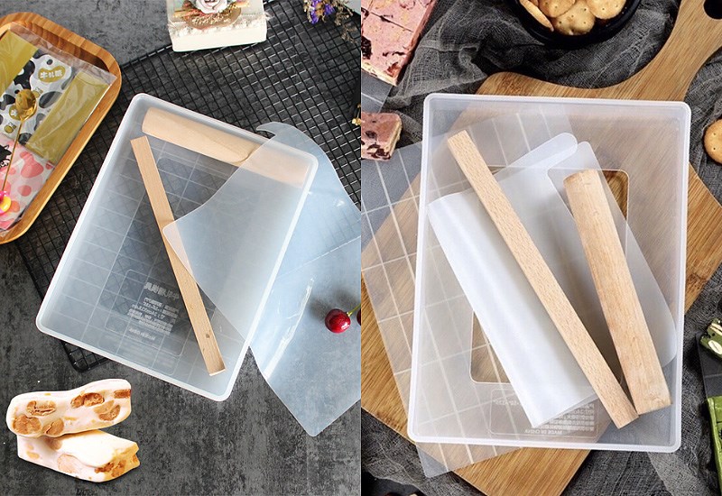 Khu&ocirc;n l&agrave;m kẹo nougat c&oacute; thiết kế th&ocirc;ng minh, tiện lợi