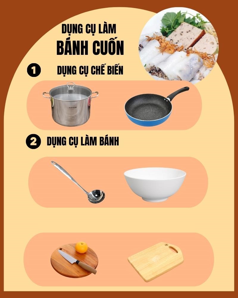 Dụng cụ l&agrave;m b&aacute;nh cuốn