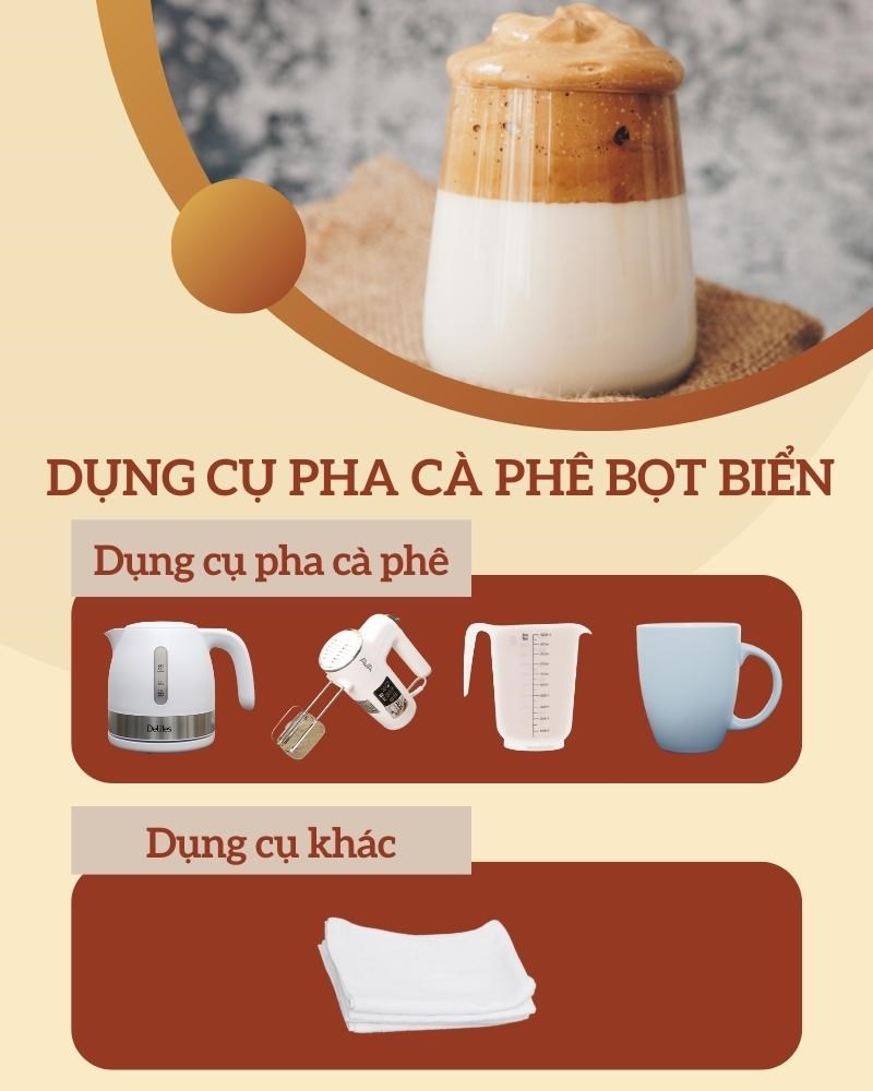 Dụng cụ pha cà phê bọt biển