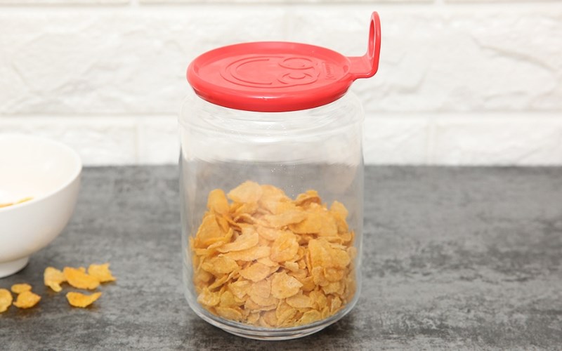 Hũ đựng thực phẩm thủy tinh 750 ml Luminarc Rondo Smile