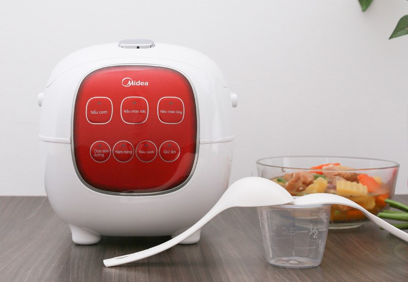 Nồi cơm điện tử Midea 0.6 l&iacute;t MB-FS1617