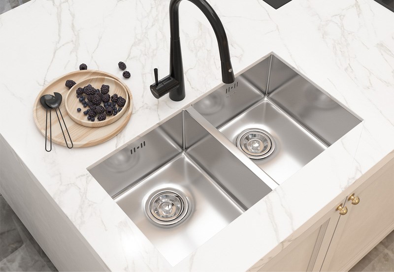 Chậu rửa b&aacute;t 2 hố