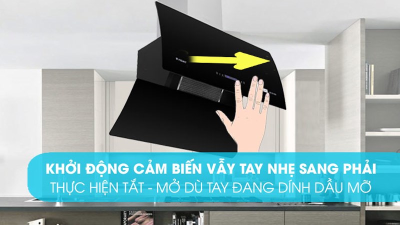 Khởi động cảm biến, không cần chạm 