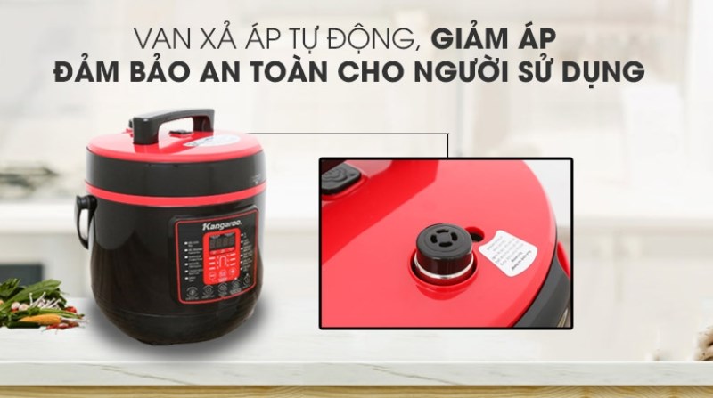 Nồi &aacute;p suất Kangaroo KG6P2 6 l&iacute;t