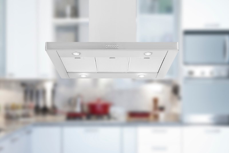 Máy hút mùi đảo Smeg KI90XE