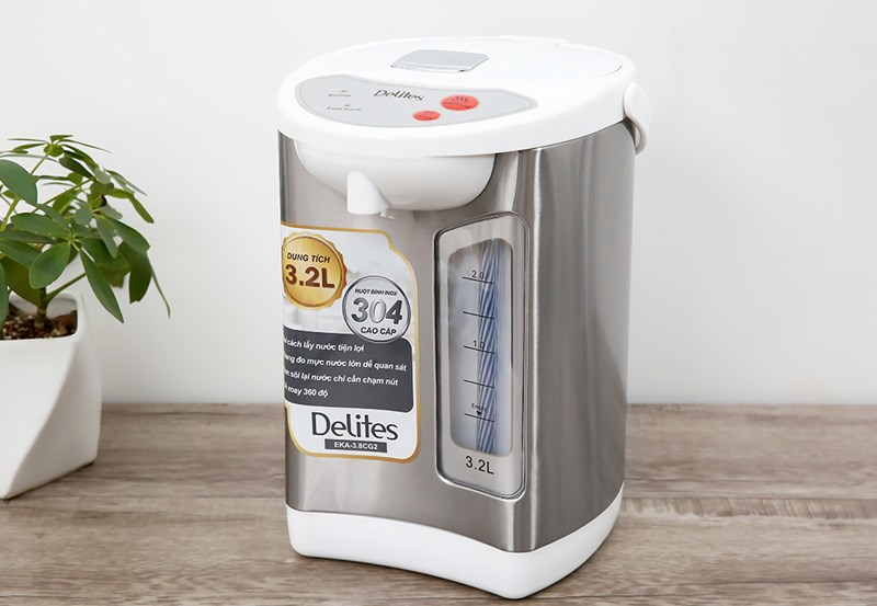 B&igrave;nh c&oacute; cột hiển thị mực nước gi&uacute;p bạn dễ d&agrave;ng quan s&aacute;t