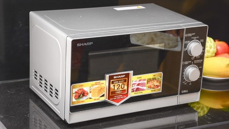 L&ograve; vi s&oacute;ng c&oacute; nướng SHARP R-G222VN-S 20 l&iacute;t 