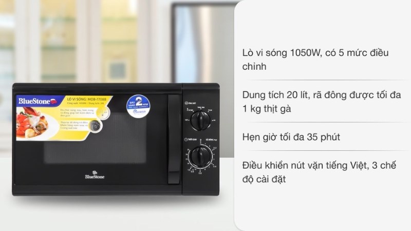 L&ograve; vi s&oacute;ng BlueStone MOB-7708B 20 l&iacute;t 