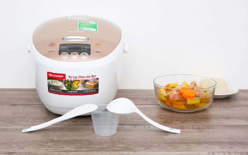 Nồi cơm điện tử Sharp 1.8 l&iacute;t KS-COM181CV-GL