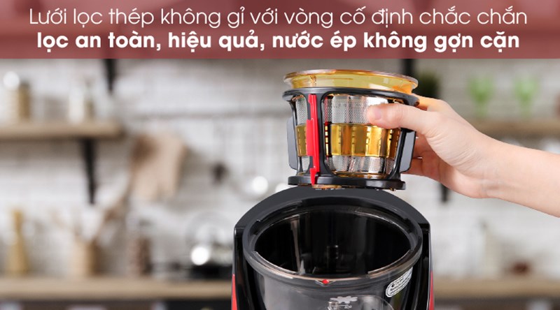 Lưới lọc th&eacute;p kh&ocirc;ng gỉ, cố định chắc chắn 