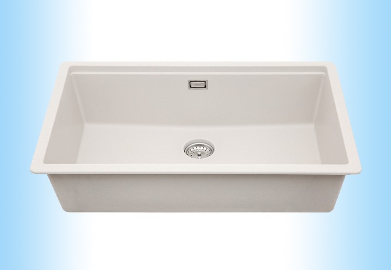 Chậu rửa ch&eacute;n 1 ngăn đ&aacute; thạch anh Hafele HS20-GEN1S80 Kem (570.30.800)