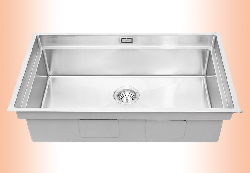 Chậu rửa ch&eacute;n 1 ngăn inox Hafele HS21-SSN1S90 (567.94.020)