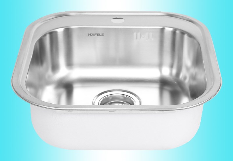 Chậu rửa ch&eacute;n 1 ngăn inox Hafele HS19-SSN1R50 (567.23.083)