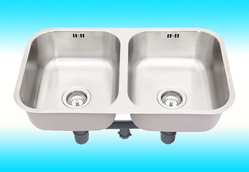 Chậu rửa ch&eacute;n 2 ngăn inox Hafele HS20-SSN2R90S (567.20.506)