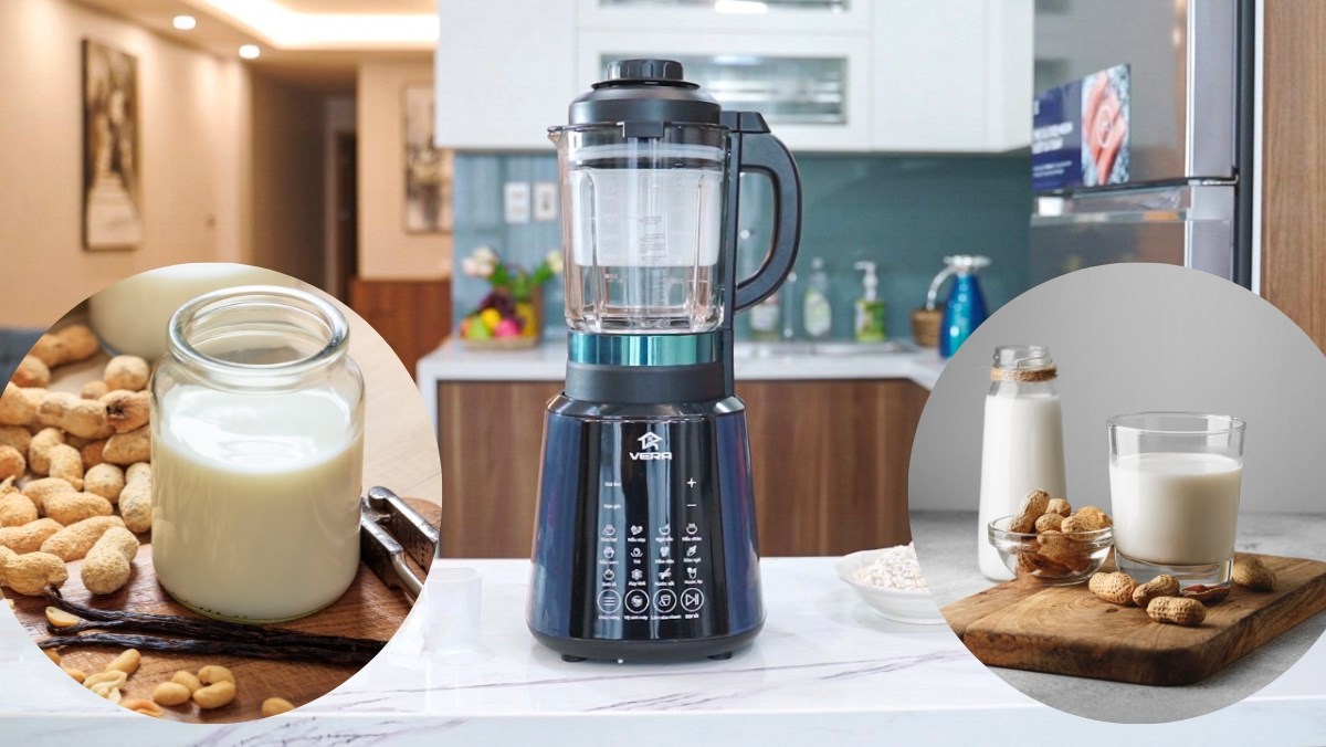 Hướng dẫn cách nấu sữa đậu phộng bằng máy làm sữa hạt tại nhà đơn giản và tiện lợi