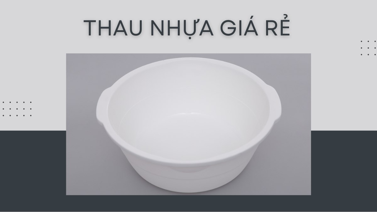 Thau nhựa giá rẻ