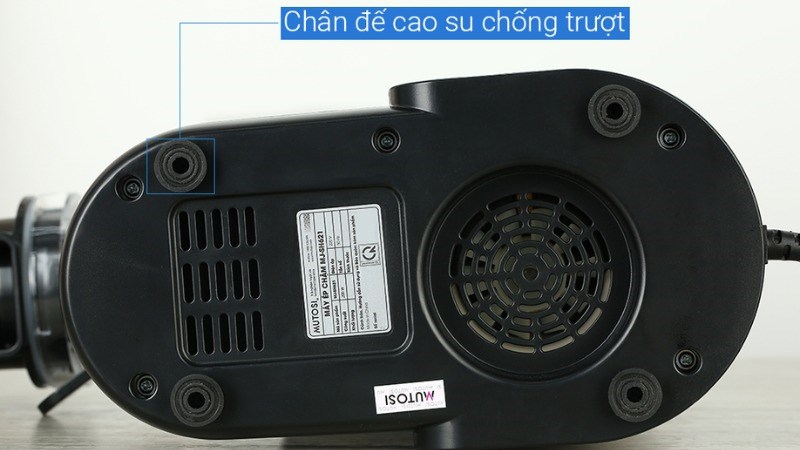 M&aacute;y &eacute;p chậm Mutosi c&oacute; ch&acirc;n đế cao su chống trượt