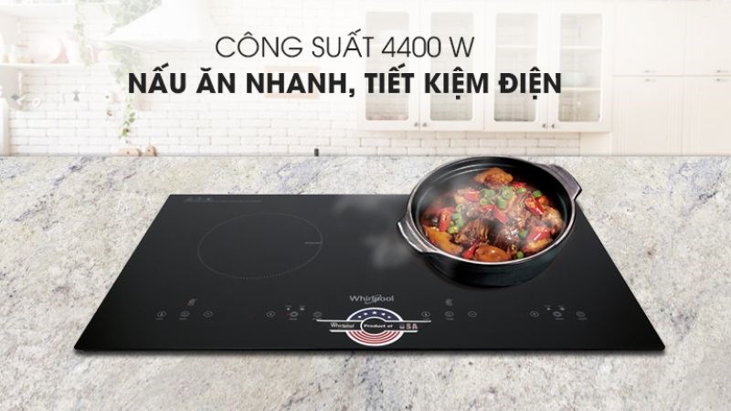 C&ocirc;ng suất 4400W, nấu ăn nhanh, tiết kiệm điện 
