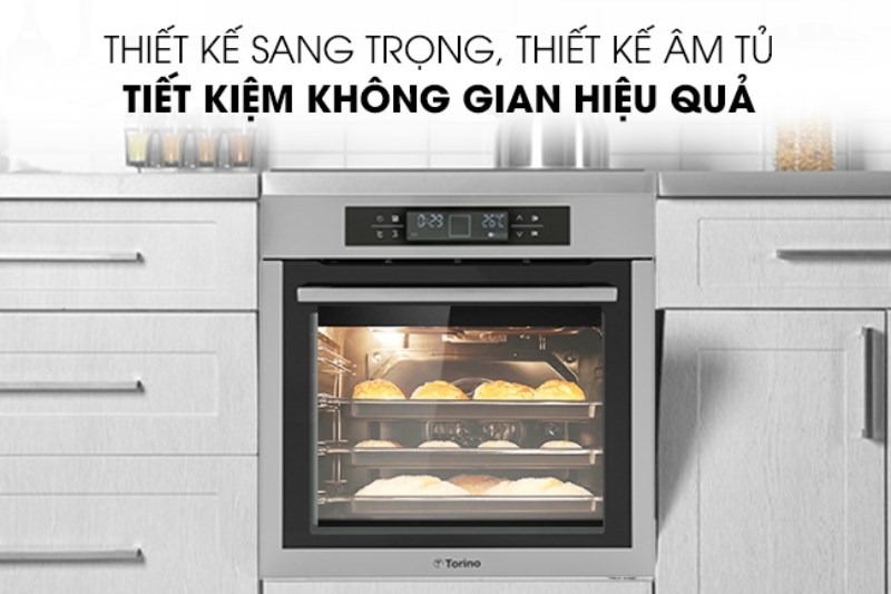 L&ograve; nướng &acirc;m tủ Torino T0B10FCP-2SV 75 l&iacute;t