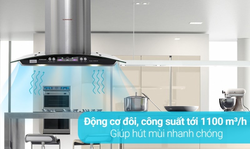 M&aacute;y h&uacute;t m&ugrave;i k&iacute;nh cong Sunhouse SHB6626
