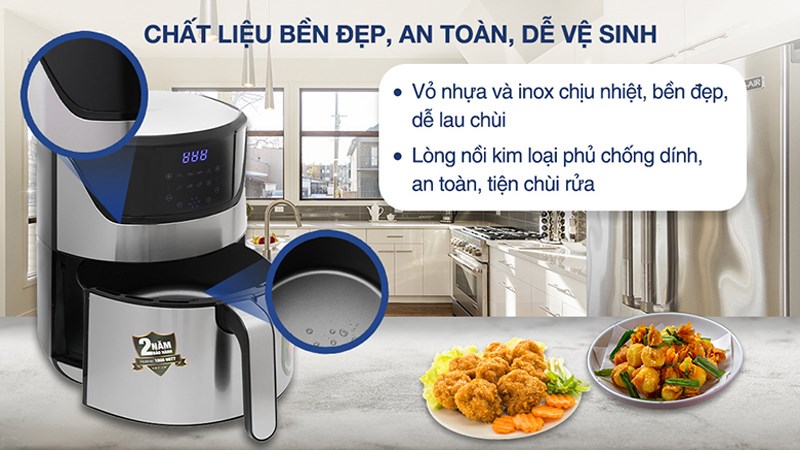 Chất liệu bền đẹp, an to&agrave;n, dễ vệ sinh 