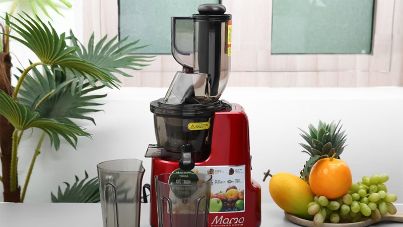 M&aacute;y &eacute;p chậm m&agrave;u đỏ đến từ thương hiệu Sunhouse