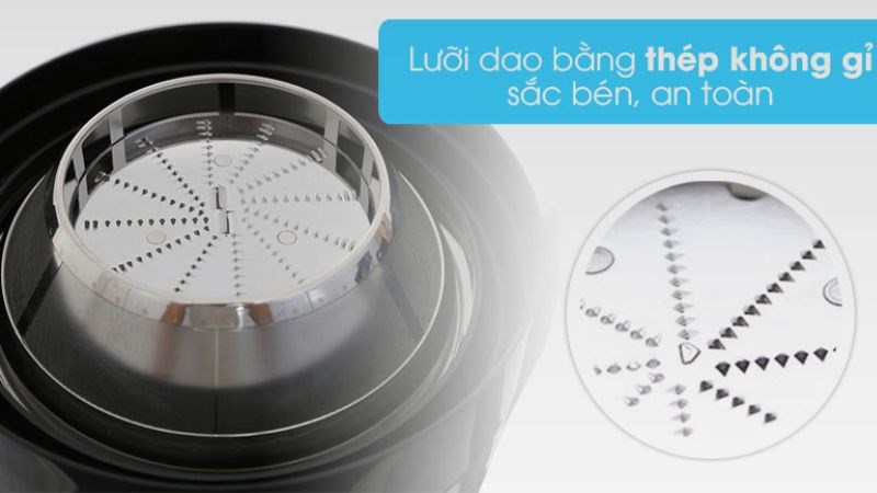 Lưỡi dao bằng th&eacute;p kh&ocirc;ng gỉ, sắc b&eacute;n 