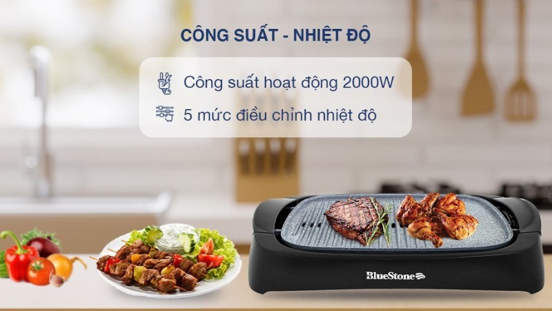 Bếp nướng điện BlueStone 2000W EGB-7417