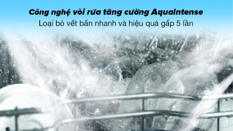 C&ocirc;ng nghệ v&ograve;i rửa tăng cường sạch gấp 5 lần 