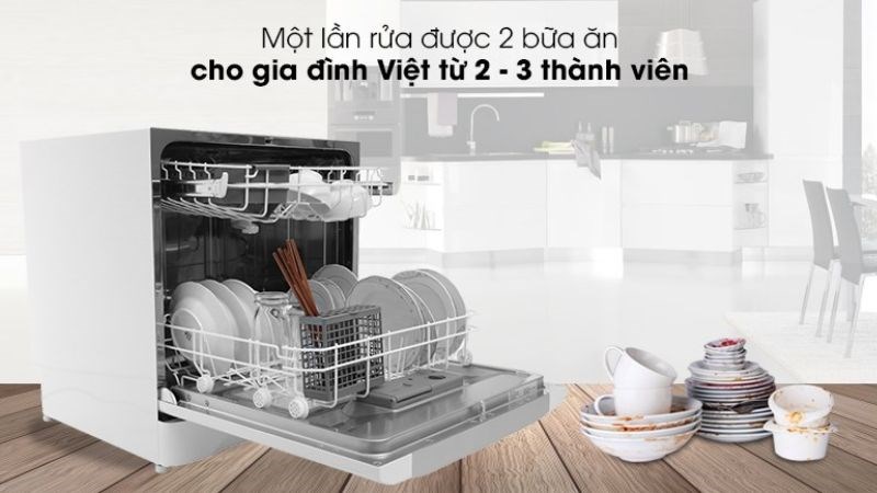 M&aacute;y rửa ch&eacute;n Electrolux ESF6010BW tiết kiệm nước v&agrave; điện năng một c&aacute;ch hiệu quả