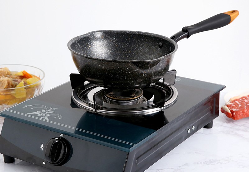 Chảo nhôm sâu chống dính vân đá đáy từ 20 cm Kangaroo KG662XS
