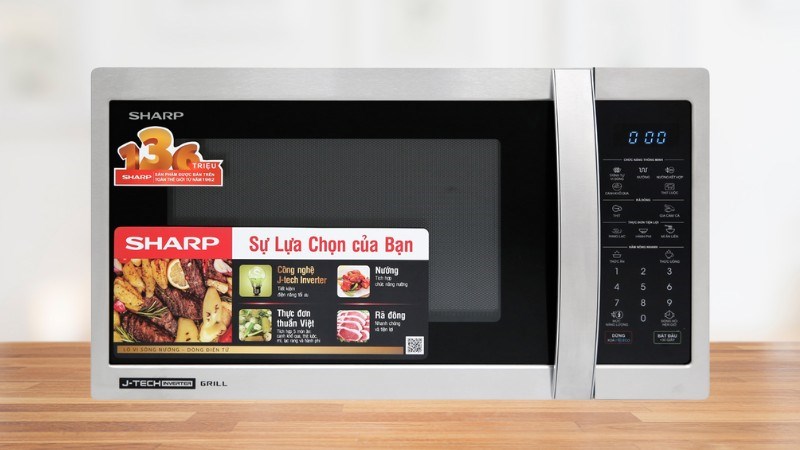 L&ograve; vi s&oacute;ng c&oacute; nướng Sharp R-G52XVN-ST 25 l&iacute;t