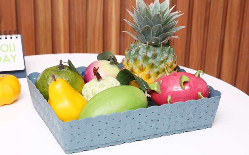 Rổ nhựa 32.5 x 25.5 x 7.5 cm Tự Lập 345L