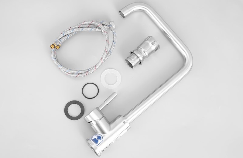 V&ograve;i rửa ch&eacute;n n&oacute;ng lạnh inox 304 Malloca K559-SN